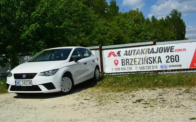 seat łódzkie Seat Ibiza cena 37900 przebieg: 116000, rok produkcji 2018 z Krzyż Wielkopolski